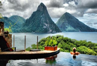 Room View from Jade Mountain, St. Lucia