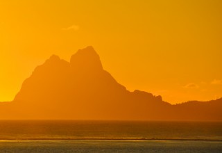 Sunset Over Bora Bora