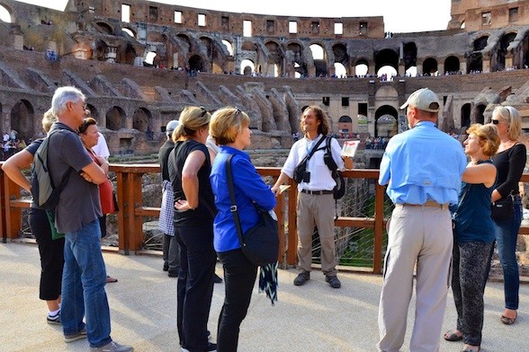 guided tour in italian