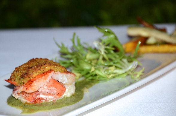 Ferraro's Bar e Restorante Saffron Crusted Lobster
