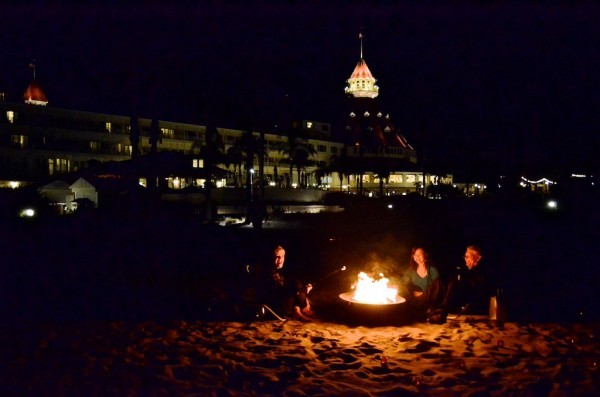 Hotel del Coronado Beach Bonfire S'Mores