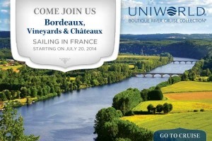 Bordeaux, Vineyards, Chateaux French River Cruise in Europe