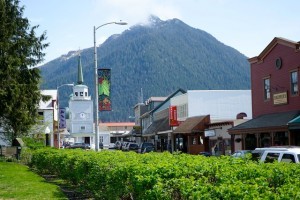 Sitka Alaska Street Scene