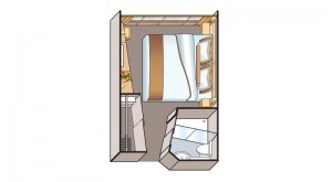 Viking River Cruises French Balcony Stateroom Drawing