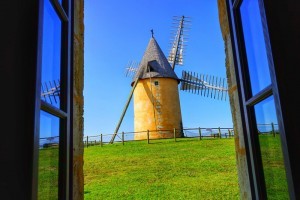 Windmill Bordeaux Wine Region France