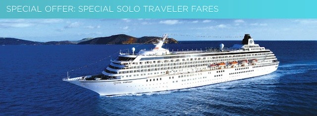 Solo Traveler Fares Crystal Cruises