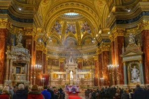 My photo of St. Stephen's Basilica, Budapest.  Click photo for larger view.