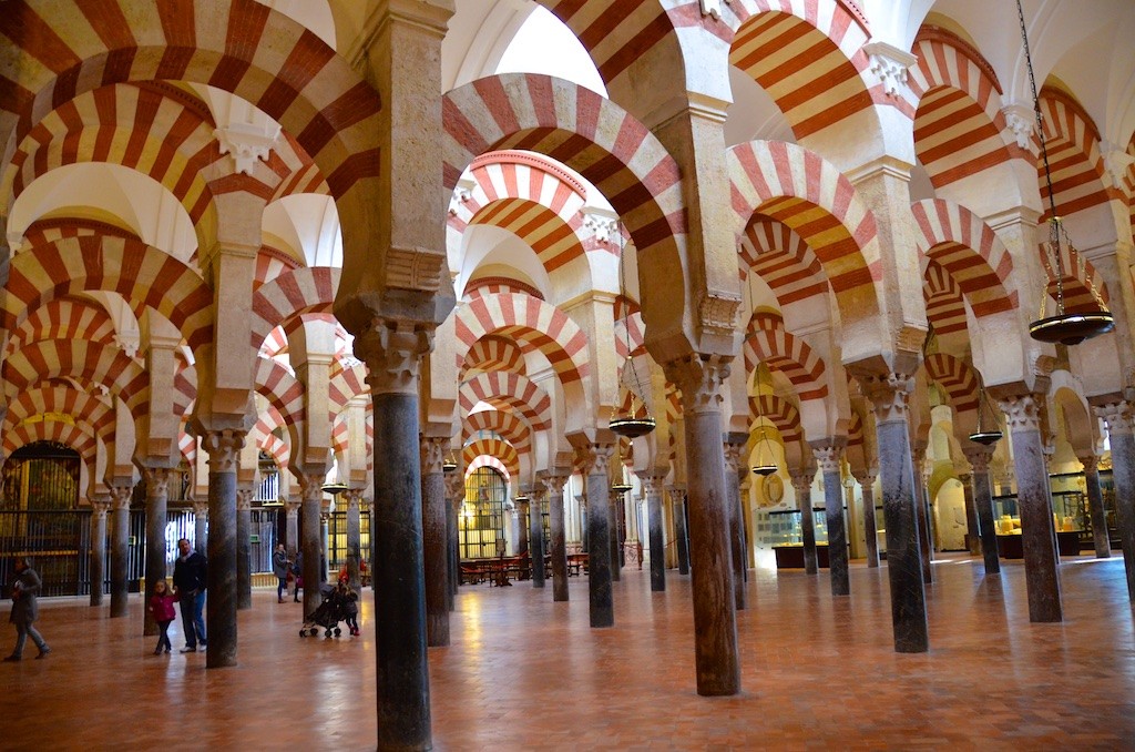 Mosque Cathedral Cordoba Spain Arches
