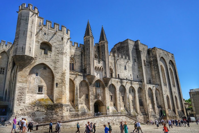 Palace of the Popes Avignon France_exterior