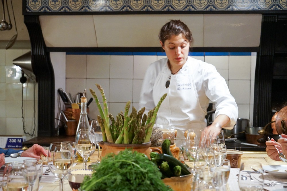 Severine Sagnet, director of the cooking school La Mirande Hotel_