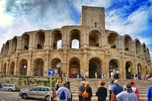 Roman Amphitheater in Arles, France 