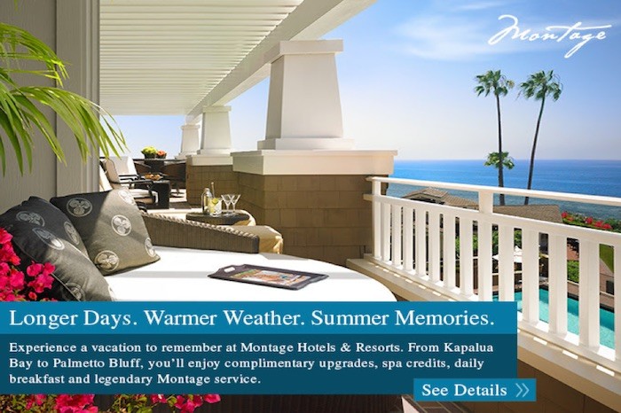2015 Montage Hotels Summer Offers