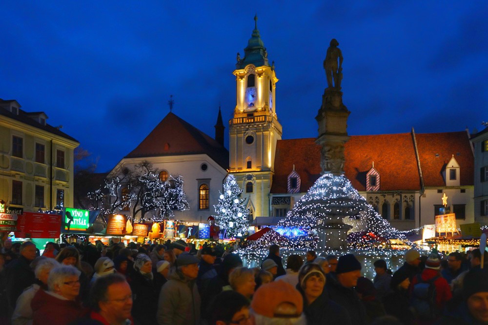 Bratislava Slovakia Christmas Market