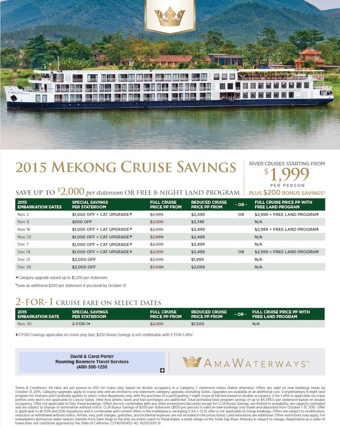 Vietnam Mekong River Cruise AmaWaterways