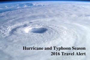 2016 Hurricane Typhoon Season Alert