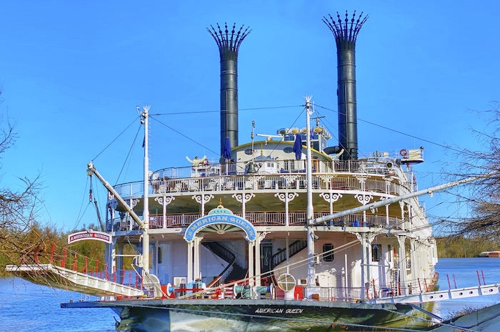 American Queen Steamboat Docked