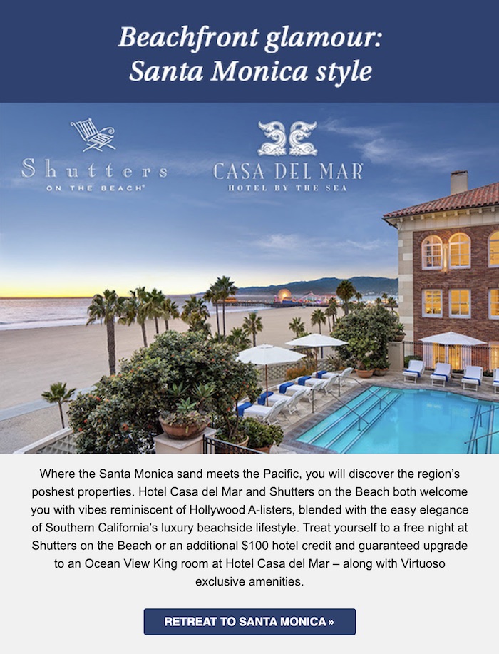 Special Offer on Santa Monica Luxury Resorts