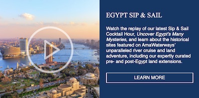 Informational hour-long video detailing this exciting Nile River Cruise