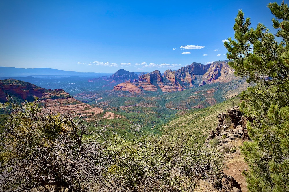 The Schnebly Hill Vista Overlook Sedona Arizona