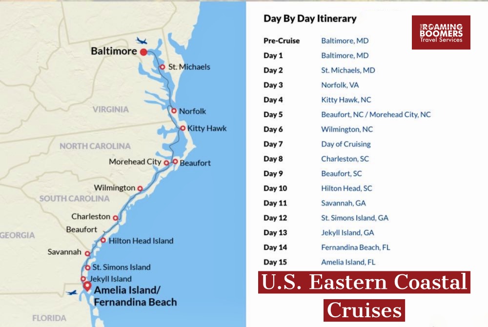 Coastal Cruises on the Eastern Coast of the United States