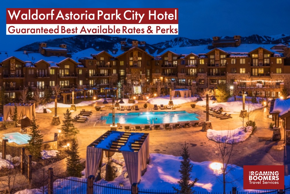 Our clients and readers enjoy the guaranteed best rates and complimentary VIP perks at the Waldorf Astoria Park City Hotel.