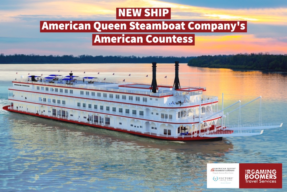 American Queen Steamboat Company's newest ship, the American Countess