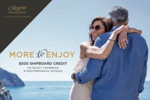 Regent Seven Seas Cruises $500 Shipboard Credit