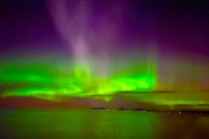 We got to experience the Northern Lights in Norway.