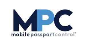 Mobile Passport Control MPC logo from U.S. Customs and Border Protection, the free app that speeds entry through U.S. customs and immigration.